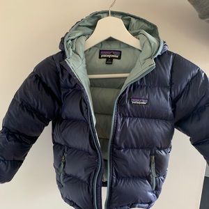 Patagonia Hi Loft Down Sweater Hoody jacket 4T